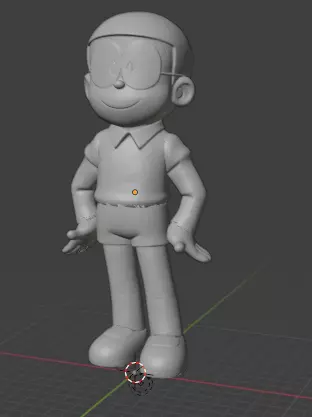 Doraemon character nobita shizuka chaien xeko 3D print model