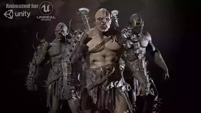 PowerOrc14 Low-poly 3D model