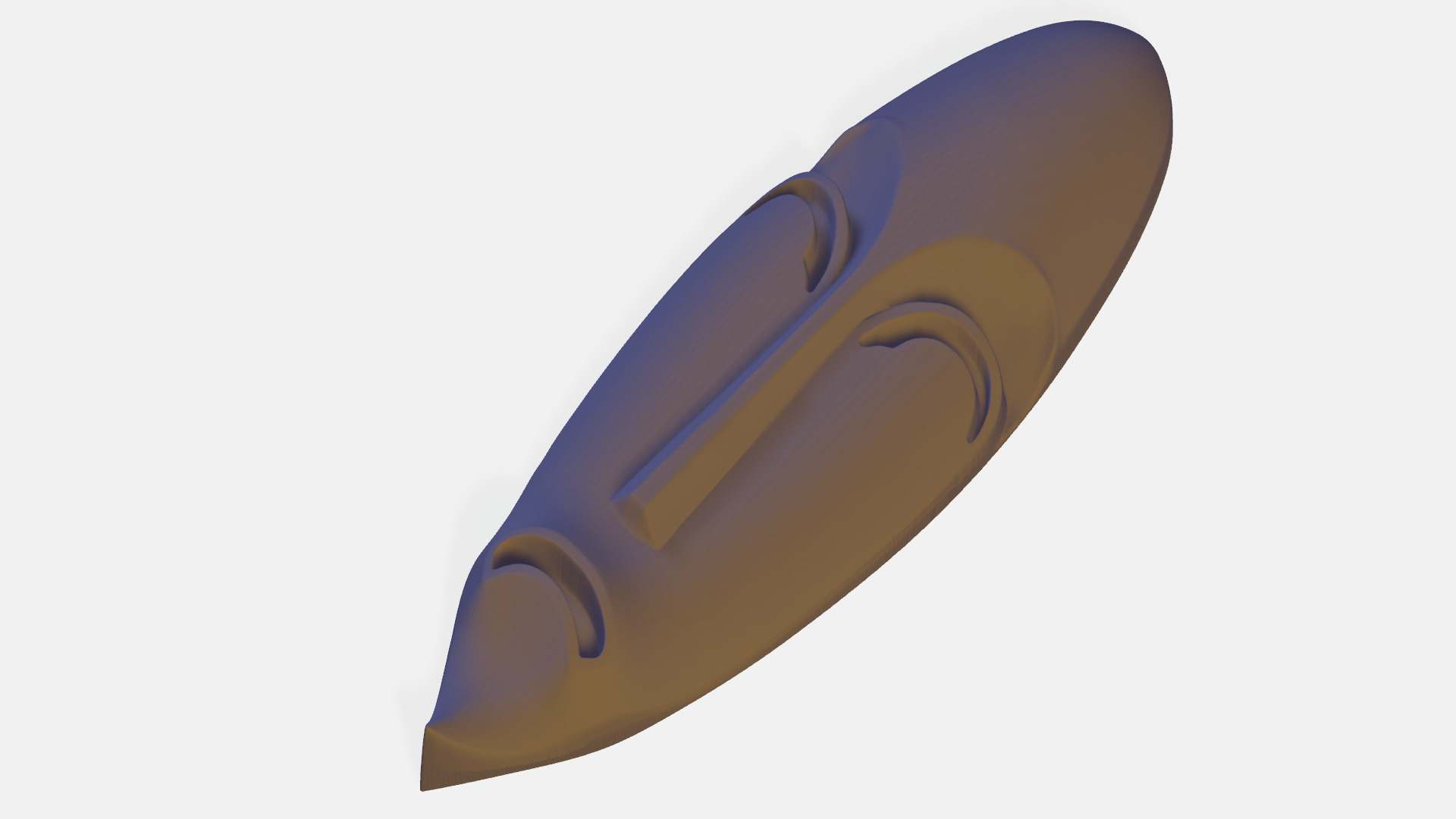 Abstract 3D Mask  A Minimalist Expression 3D print model_6