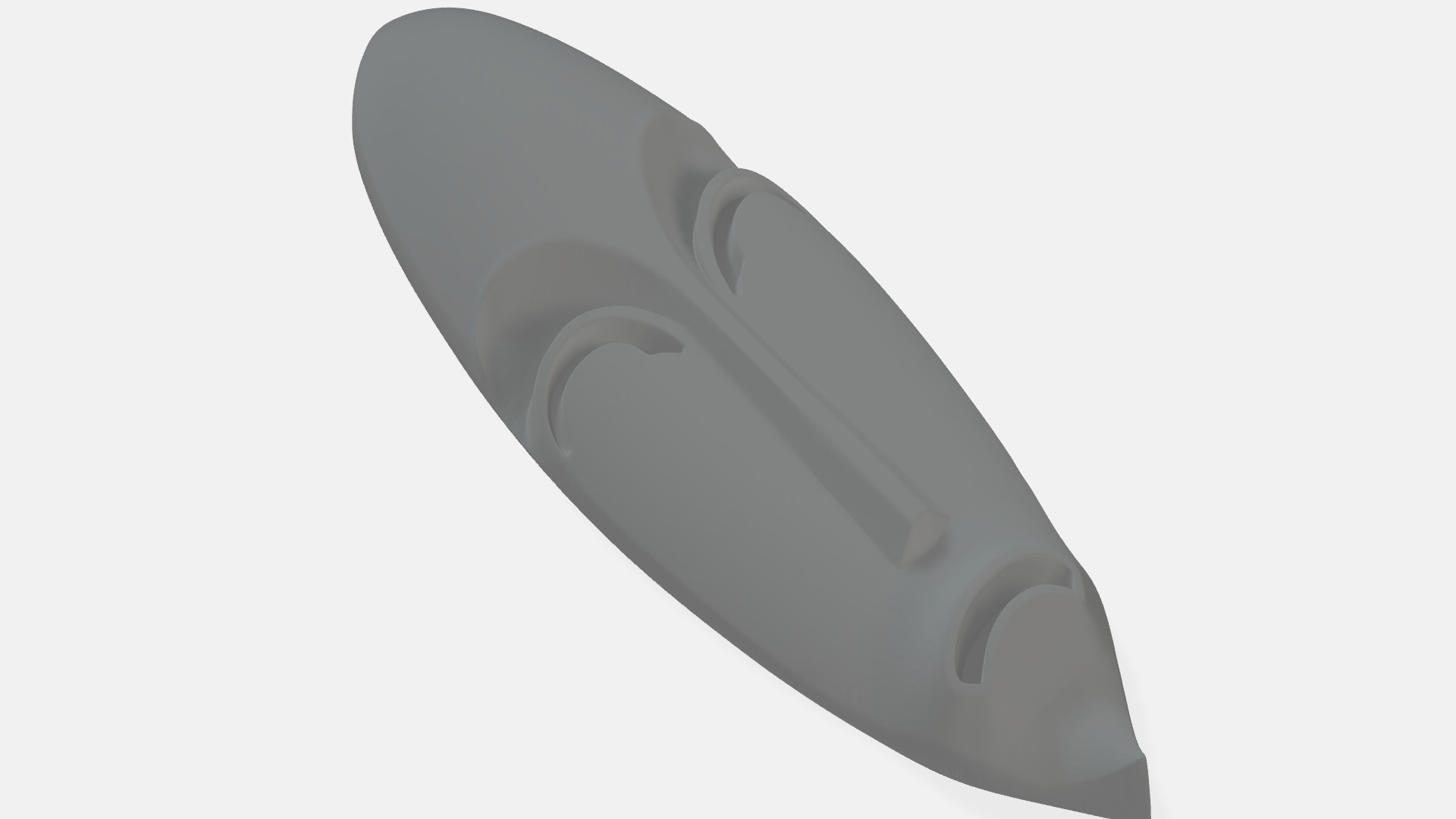 Abstract 3D Mask  A Minimalist Expression 3D print model_7