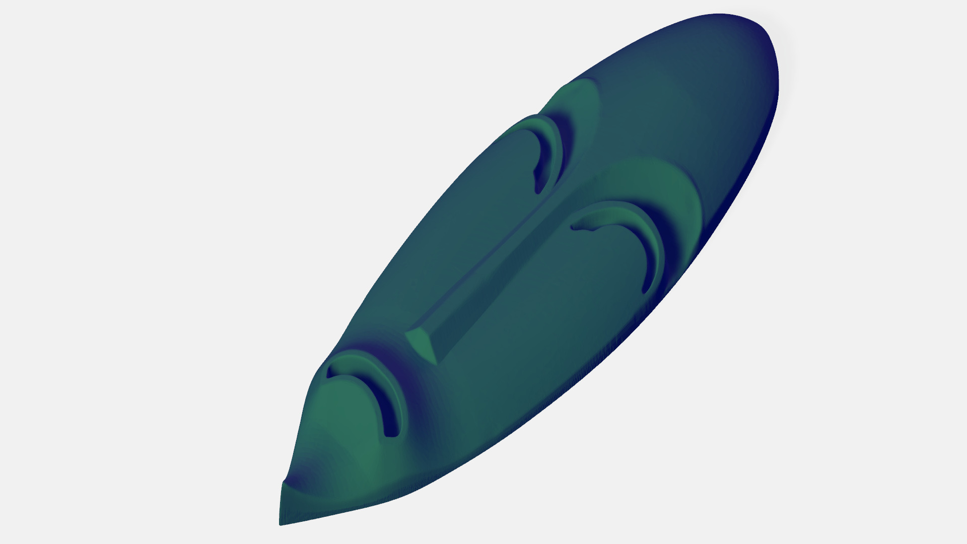 Abstract 3D Mask  A Minimalist Expression 3D print model_5