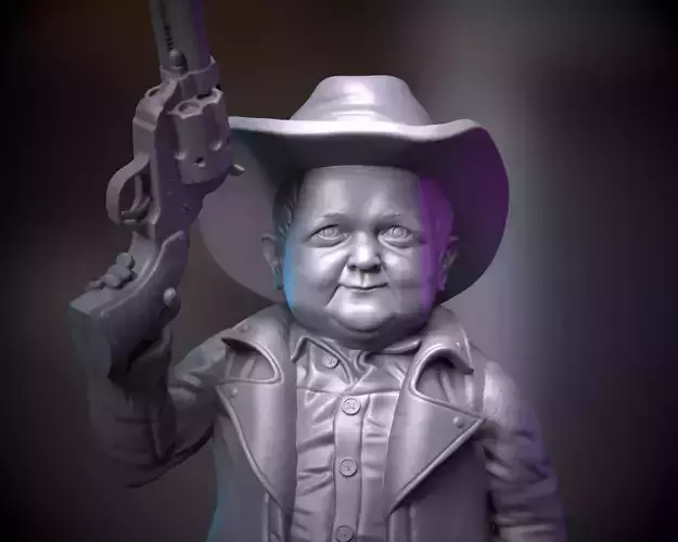 Hasbulla Cowboy Standing Confidently 3D print model