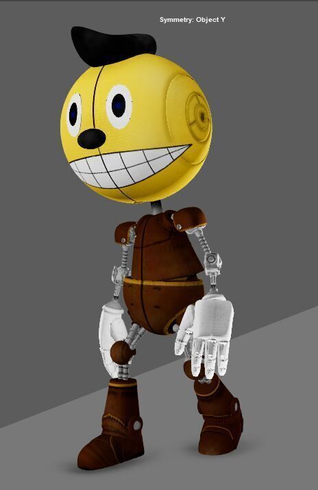 The Electrick State Cozmo Rigid 3D model_12