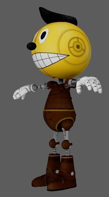 The Electrick State Cozmo Rigid 3D model_14