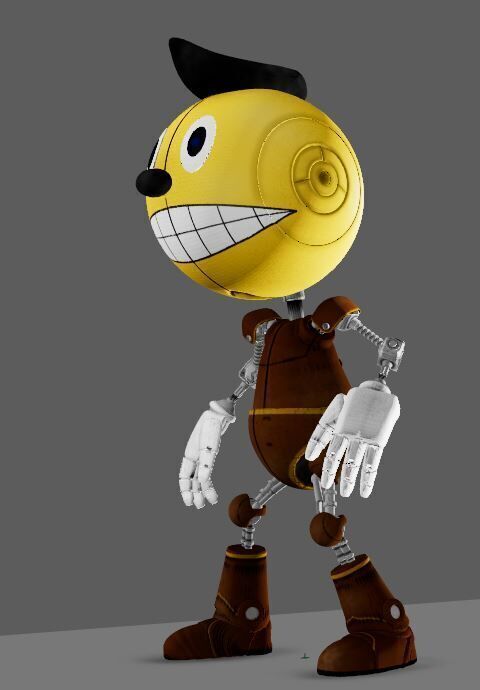 The Electrick State Cozmo Rigid 3D model_6