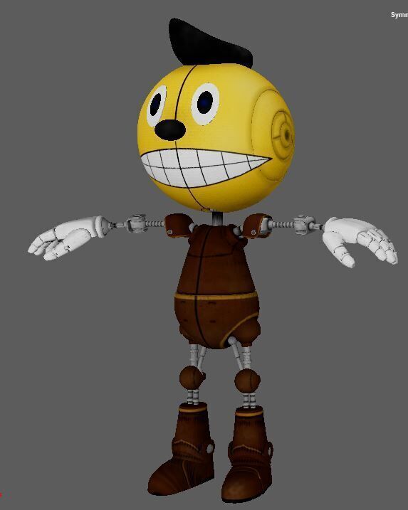 The Electrick State Cozmo Rigid 3D model_13