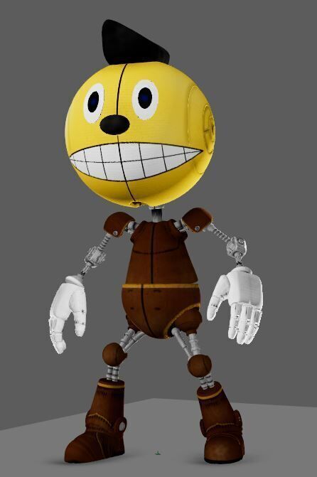 The Electrick State Cozmo Rigid 3D model_9