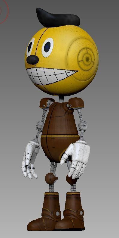 The Electrick State Cozmo Rigid 3D model_8