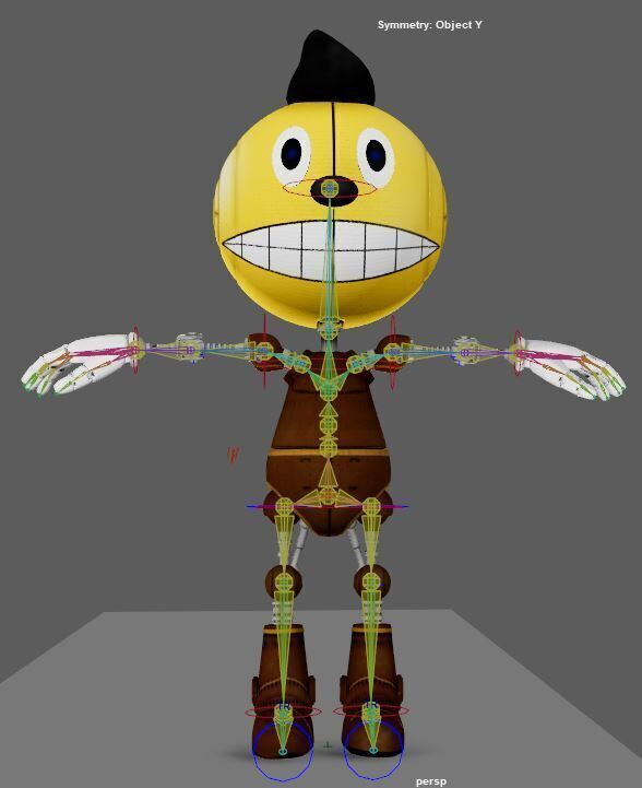 The Electrick State Cozmo Rigid 3D model_2