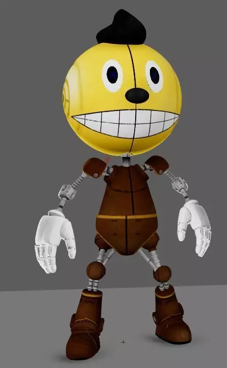 The Electrick State Cozmo Rigid 3D model_0