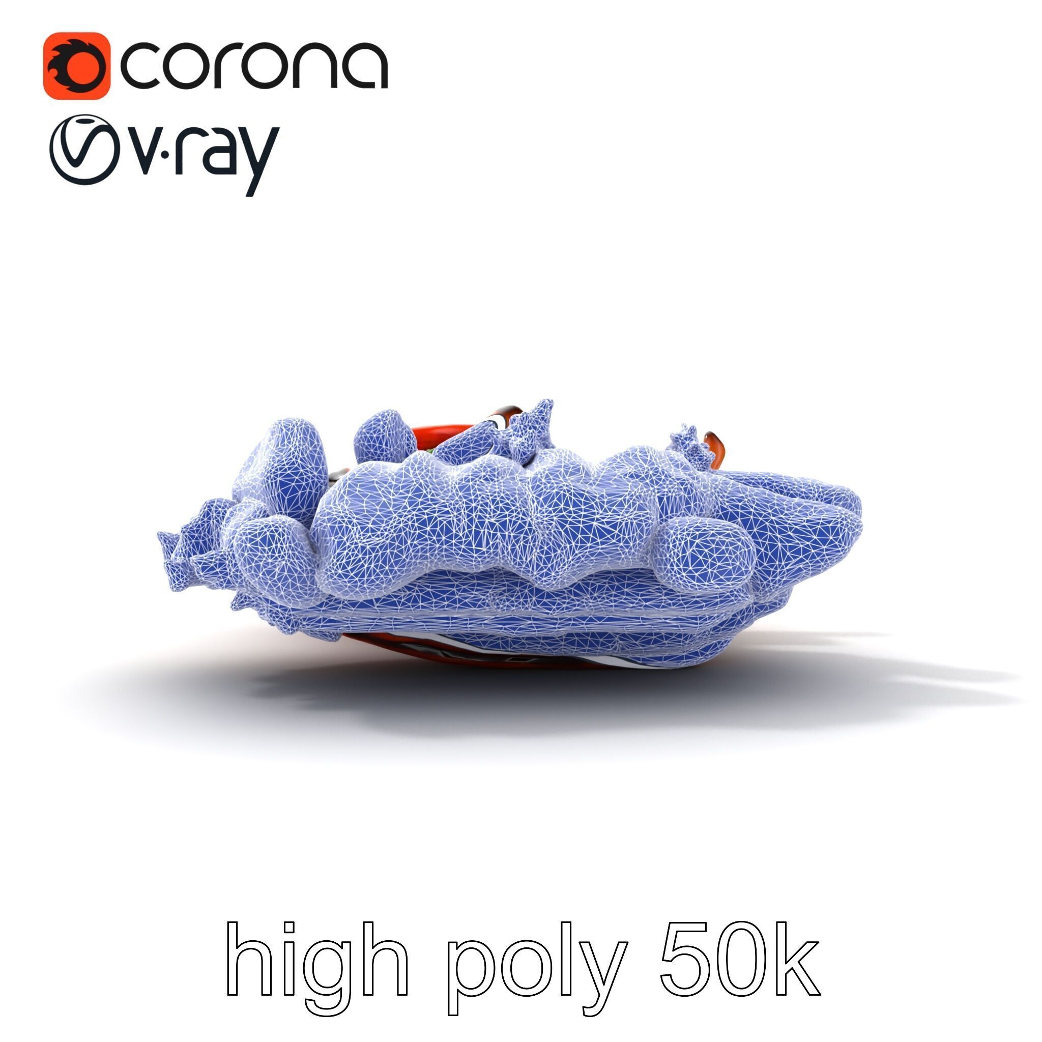 Gourmet BBQ Cuisine Presentation model pack Low-poly 3D model_27