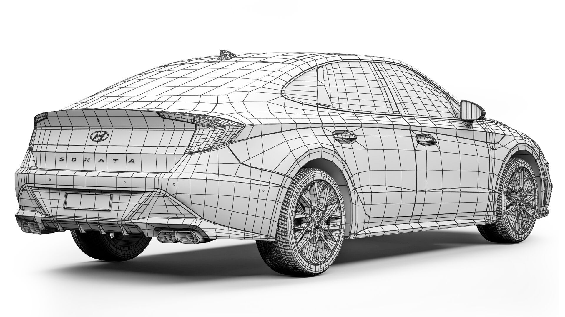 Hyundai Sonata N-Line 2020 3D model_9