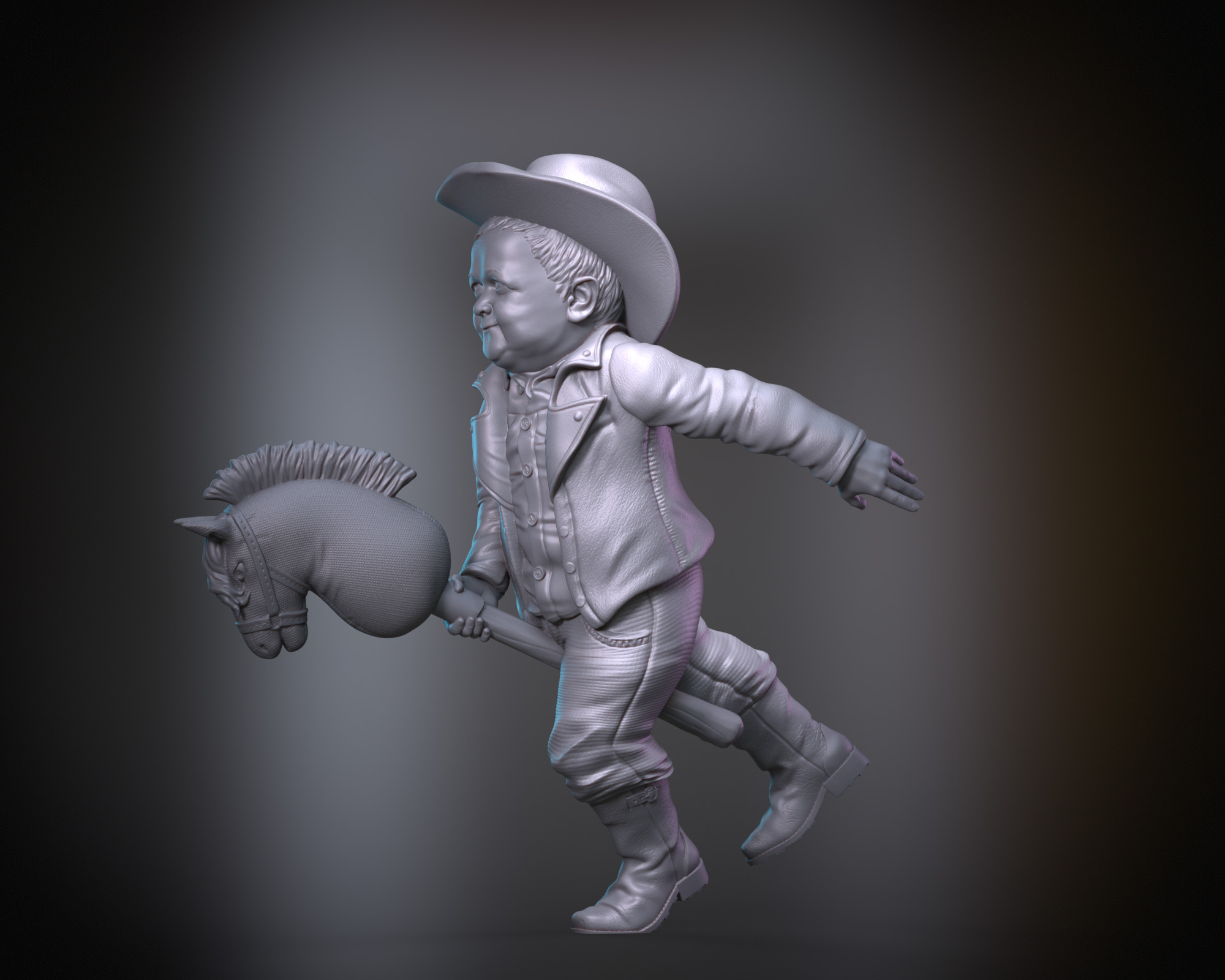 Hasbulla hobby horsing 3D print model_2