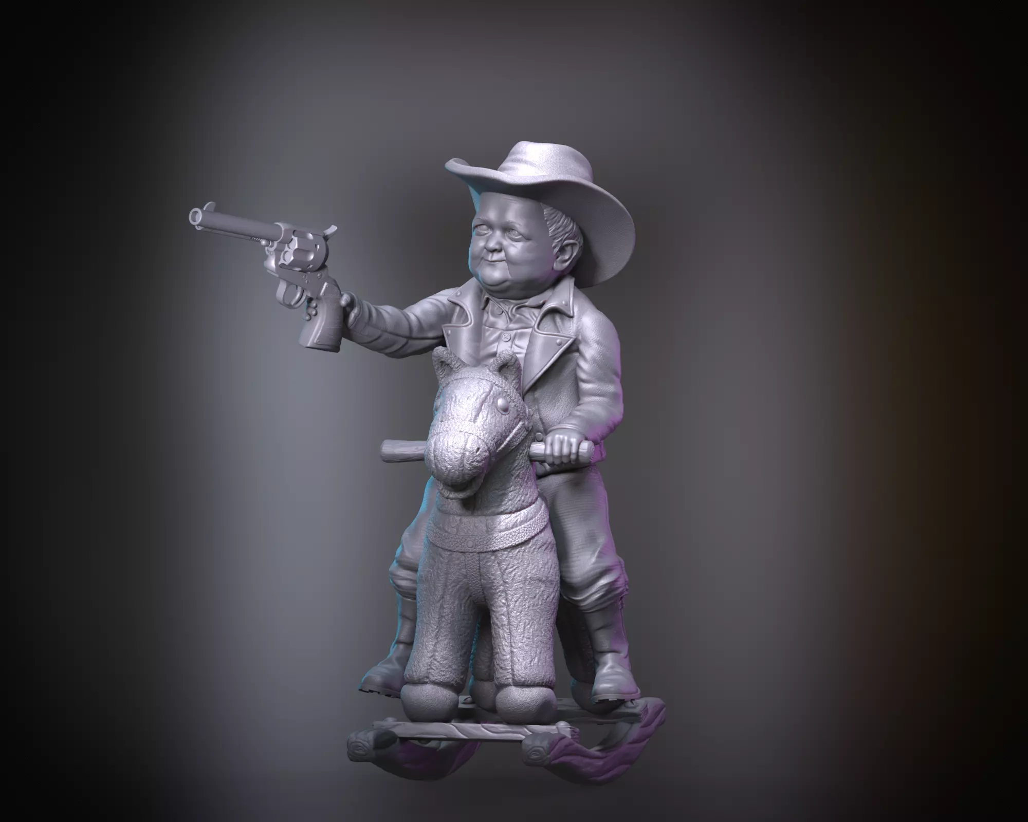 Hasbulla rocking horse 3D print model_0