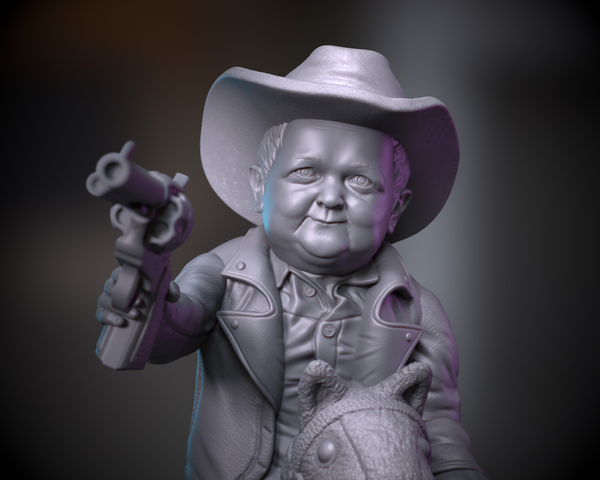 Hasbulla rocking horse 3D print model_3