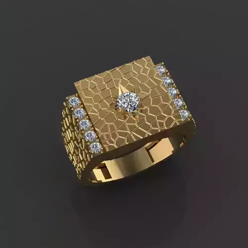 GENTS STONE RING