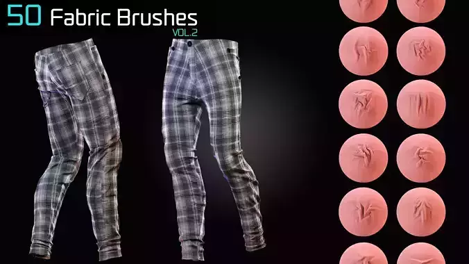 50 Fabric Brushes Vol 2