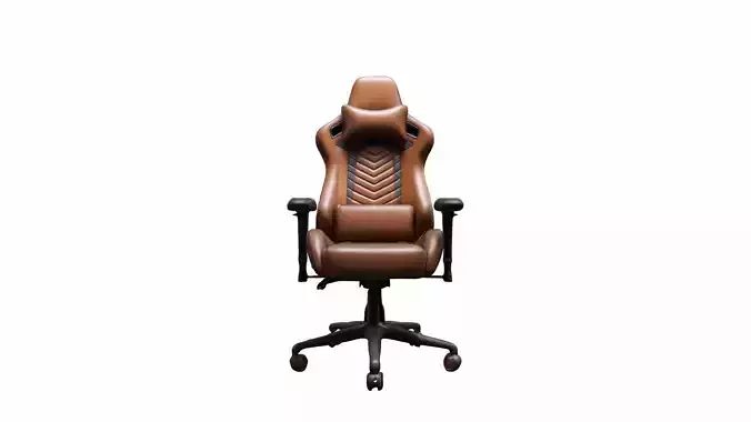 3d Render Modern Desk Setup Gaming Chair 