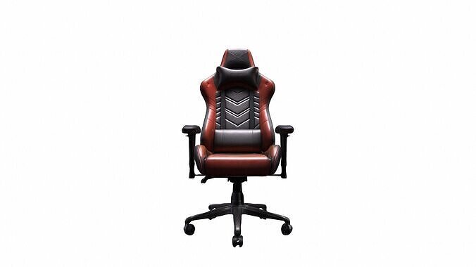 3d Render Modern Desk Setup Gaming Chair  3D model