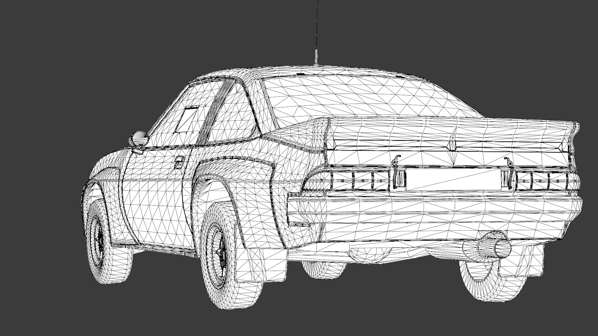 Opel Manta 400 3D Model High-Quality Detailed Design Low-poly 3D model_14
