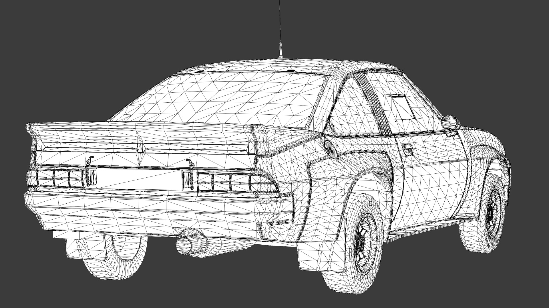 Opel Manta 400 3D Model High-Quality Detailed Design Low-poly 3D model_15