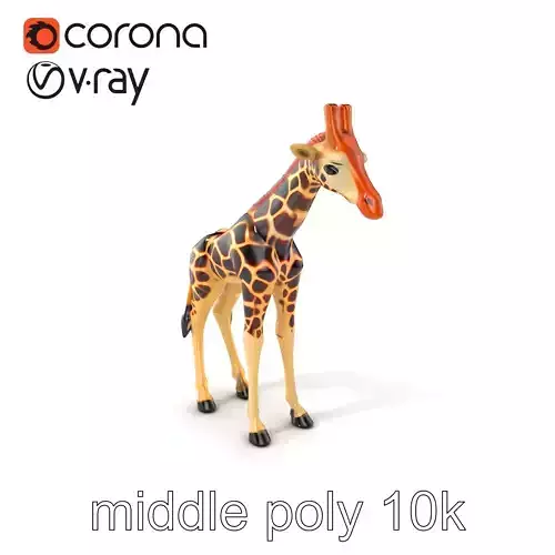 Dewy Giraffe Texture Model Pack