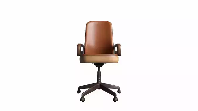 3d Render Drafting Chair  In Home Office 