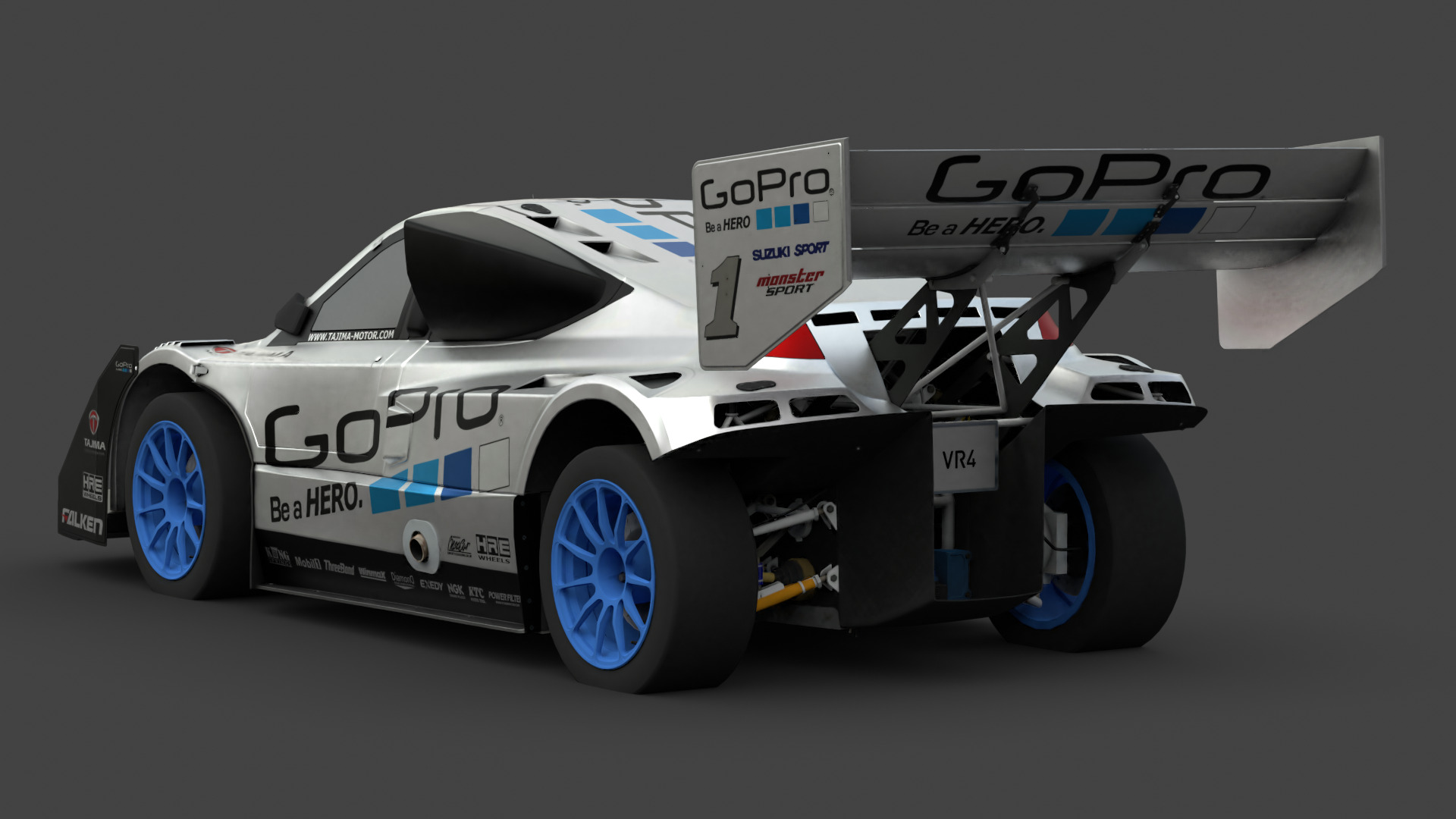 Suzuki SX4 Pikes Peak Special 3D Model High-Quality Low-poly 3D model_8