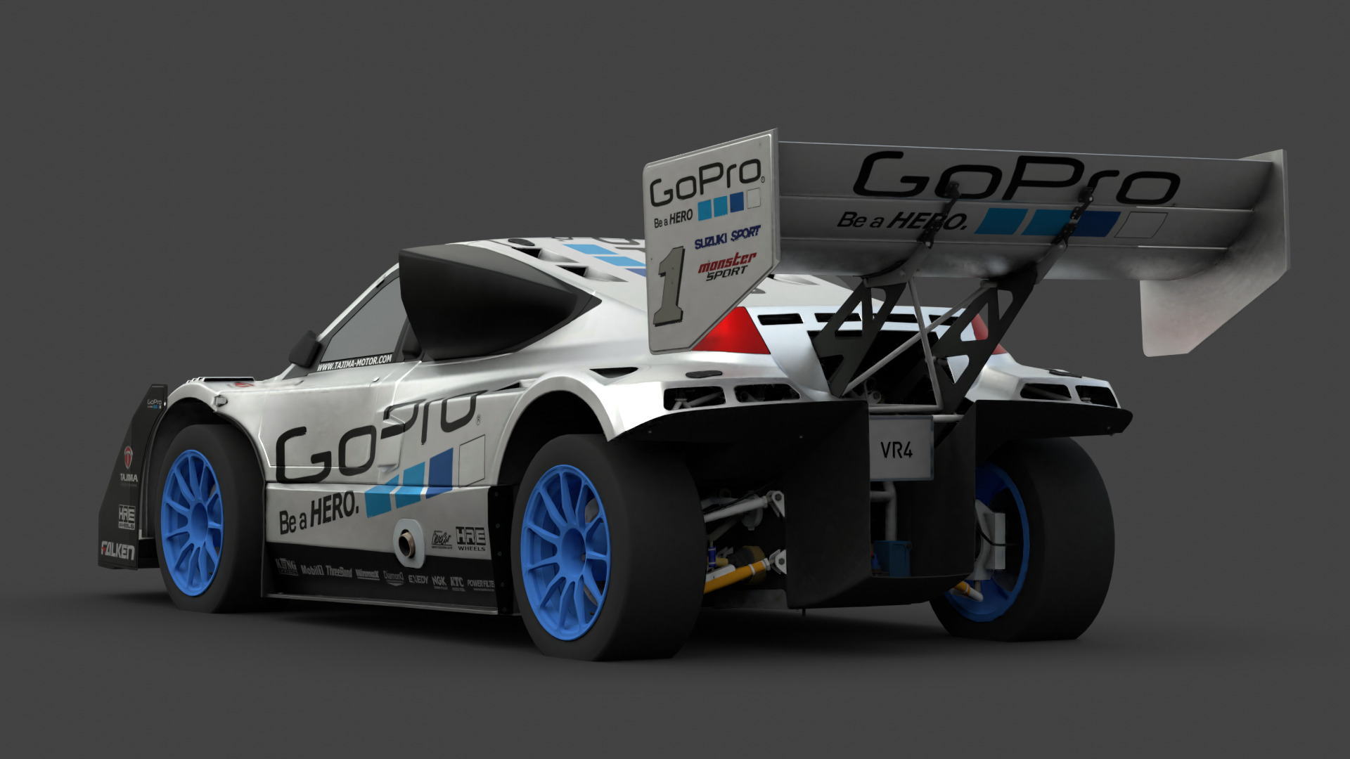 Suzuki SX4 Pikes Peak Special 3D Model High-Quality Low-poly 3D model_2