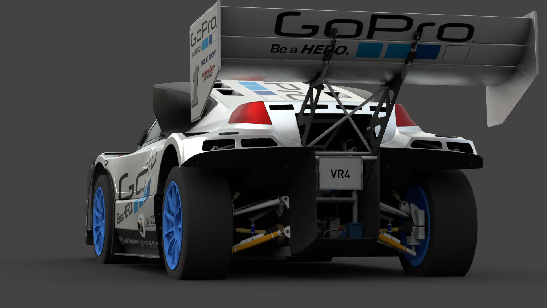 Suzuki SX4 Pikes Peak Special 3D Model High-Quality Low-poly 3D model_9