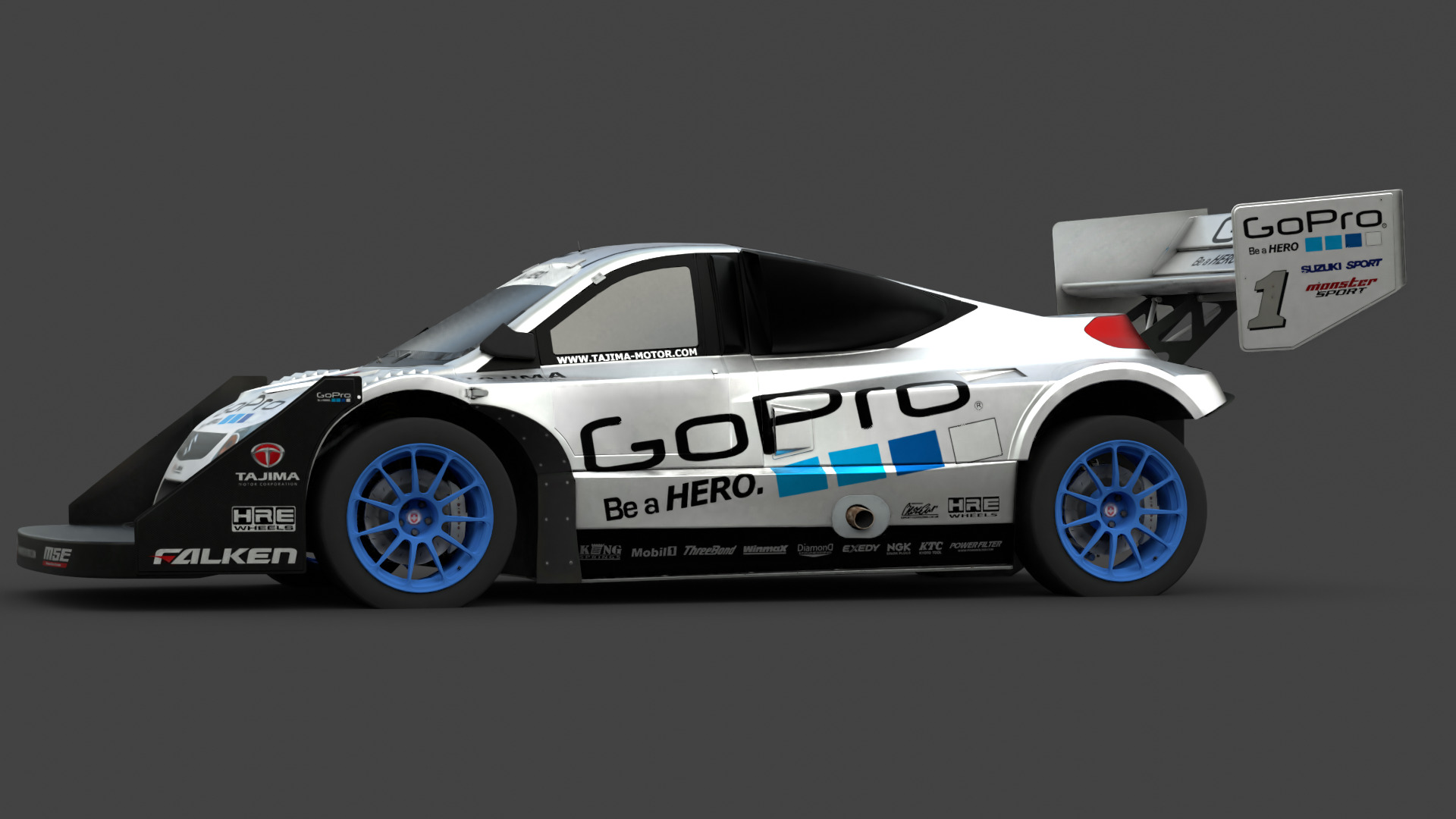 Suzuki SX4 Pikes Peak Special 3D Model High-Quality Low-poly 3D model_1