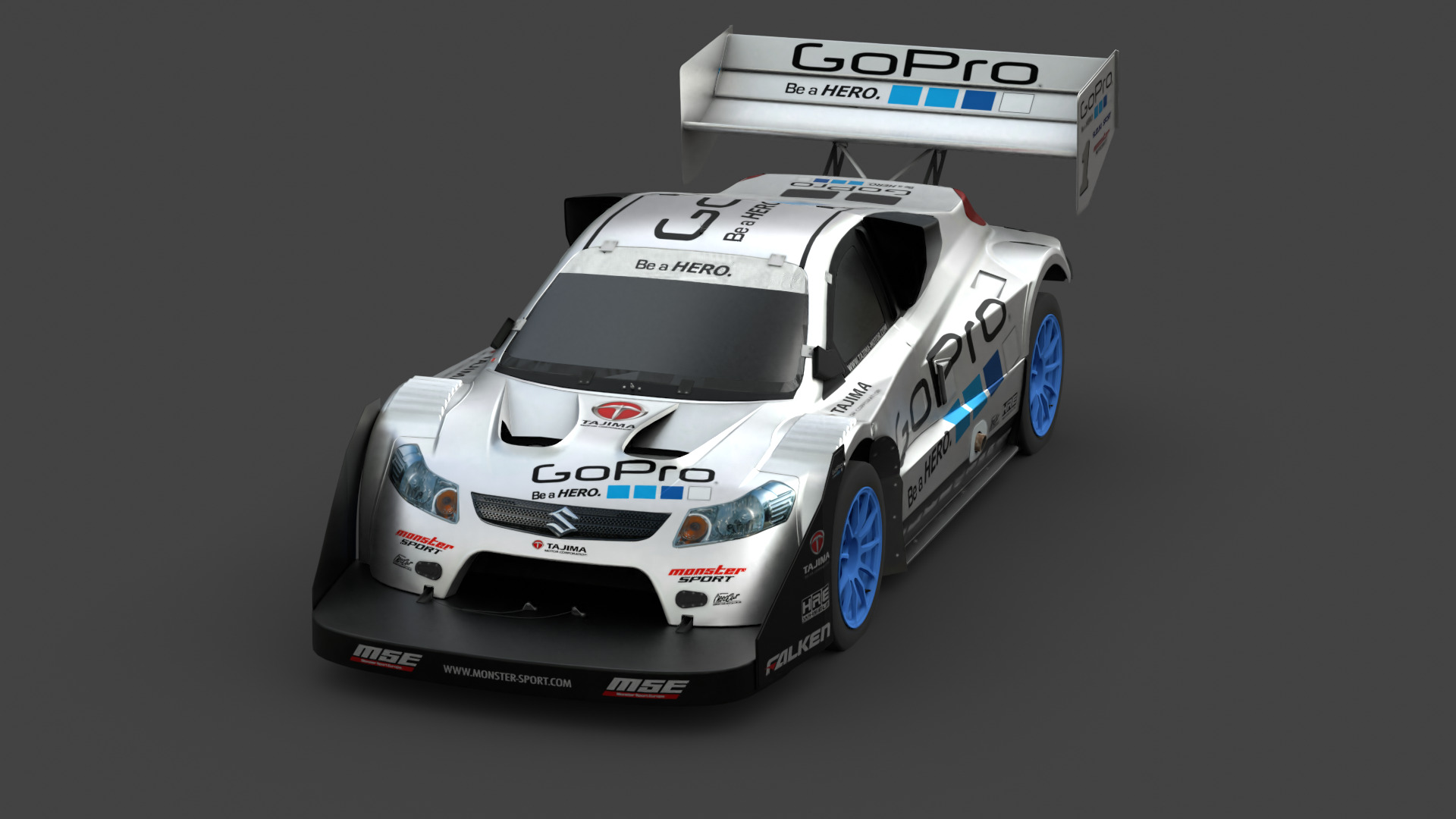 Suzuki SX4 Pikes Peak Special 3D Model High-Quality Low-poly 3D model_6