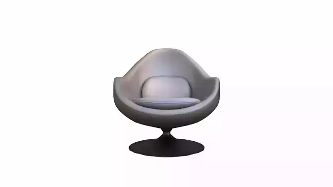 3d Render Easter Egg Sitting In A Comfortable Chair