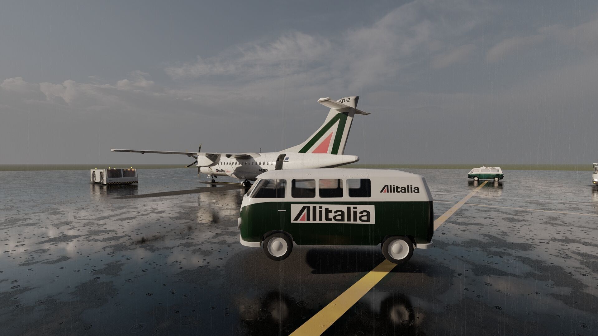 ATR42 ATR72 and FOKKER F70 3D model_11