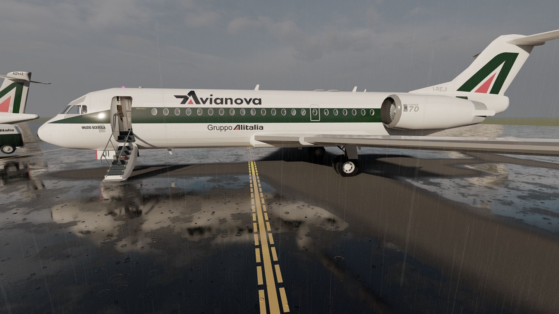 ATR42 ATR72 and FOKKER F70 3D model_9