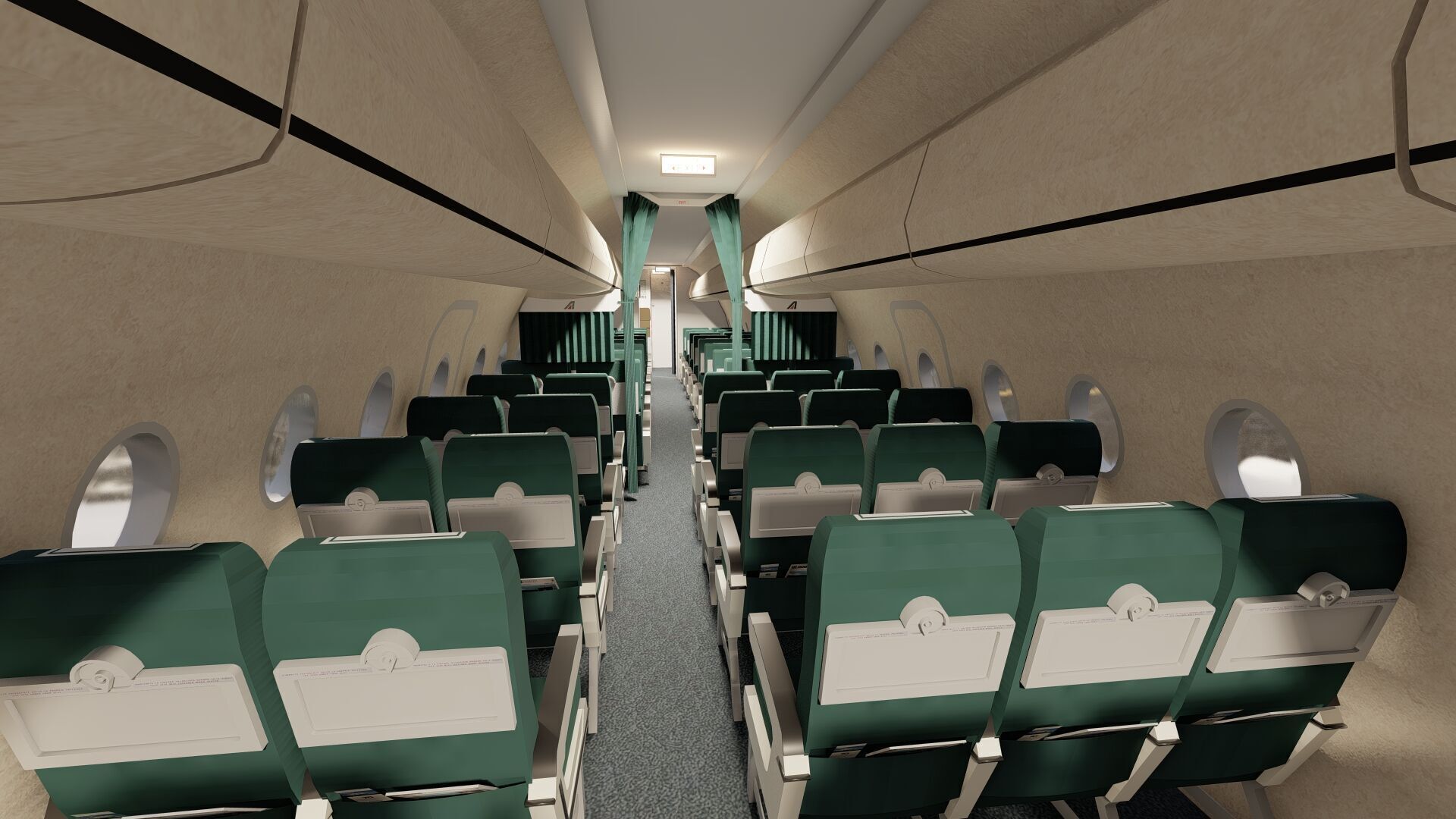 ATR42 ATR72 and FOKKER F70 3D model_29