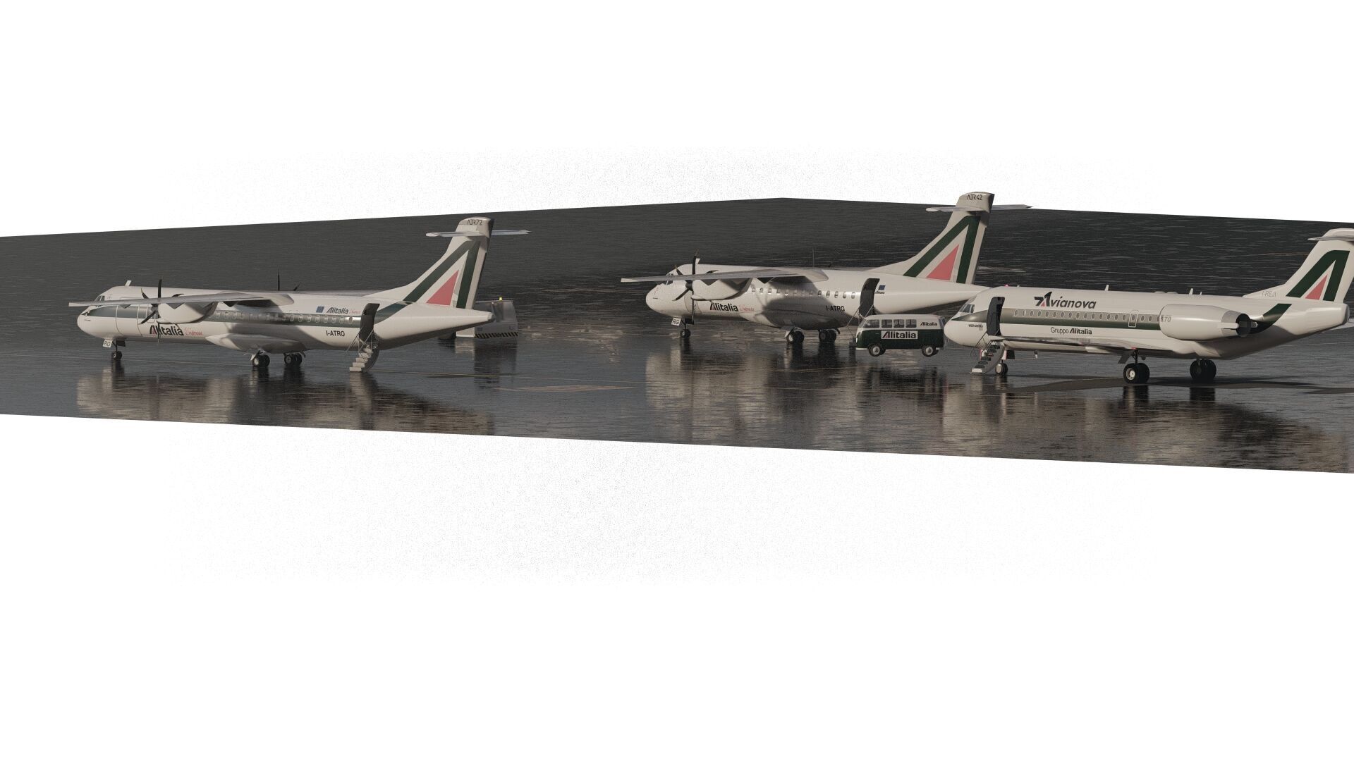 ATR42 ATR72 and FOKKER F70 3D model_5