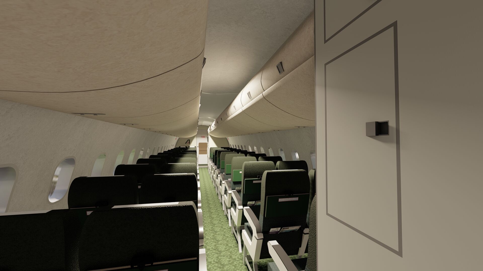 ATR42 ATR72 and FOKKER F70 3D model_22