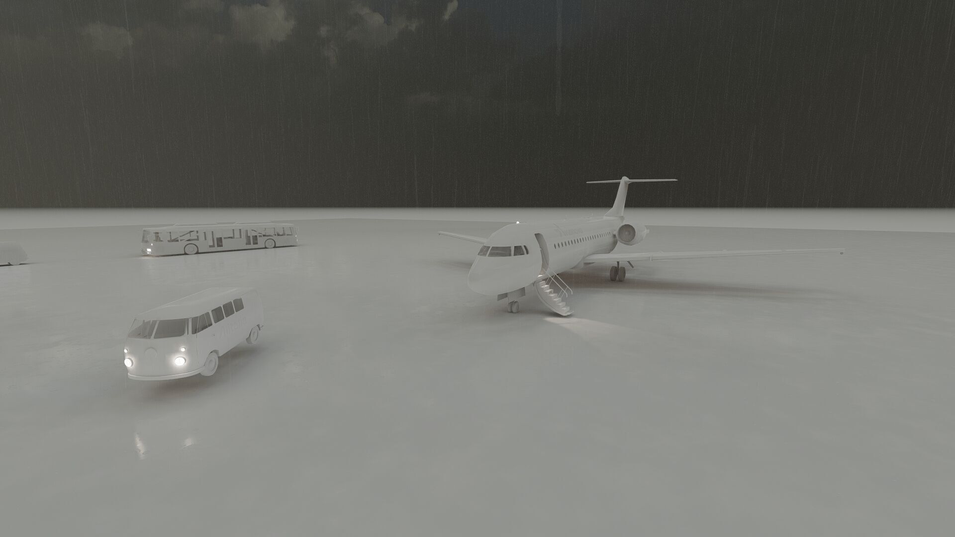 ATR42 ATR72 and FOKKER F70 3D model_34
