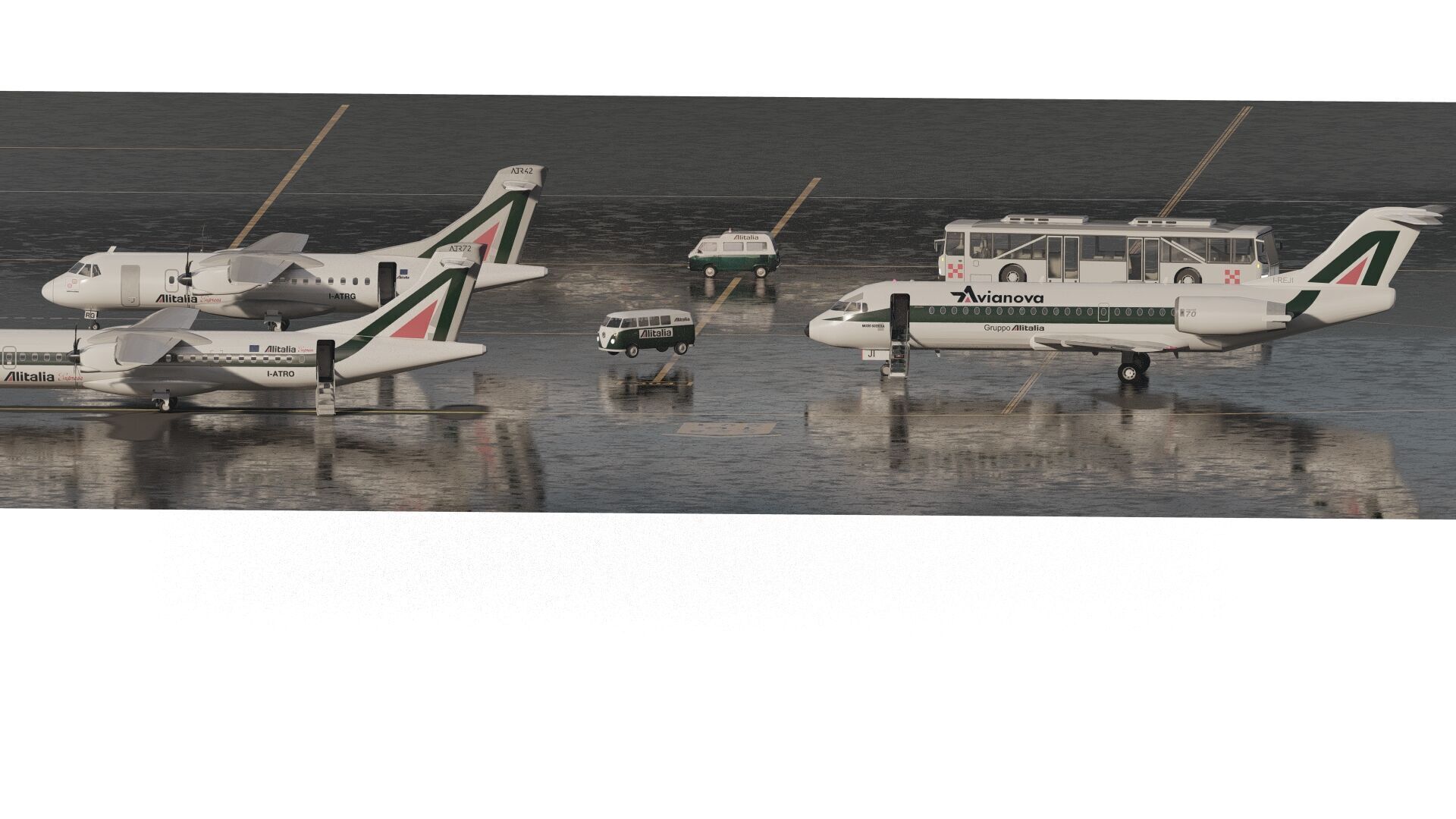 ATR42 ATR72 and FOKKER F70 3D model_4