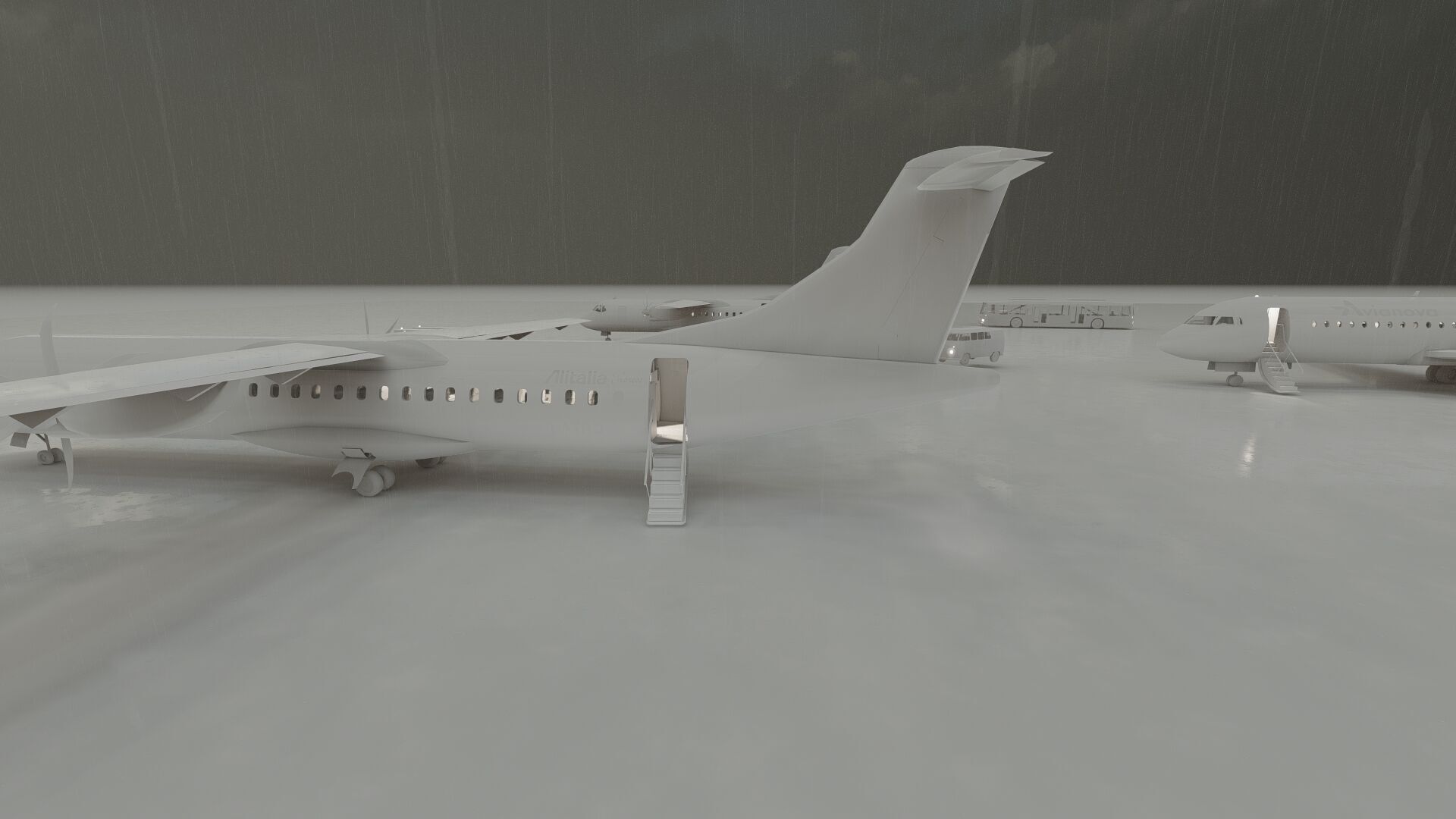 ATR42 ATR72 and FOKKER F70 3D model_31