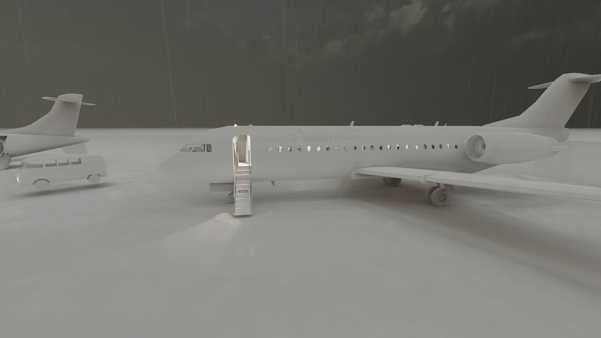 ATR42 ATR72 and FOKKER F70 3D model_35