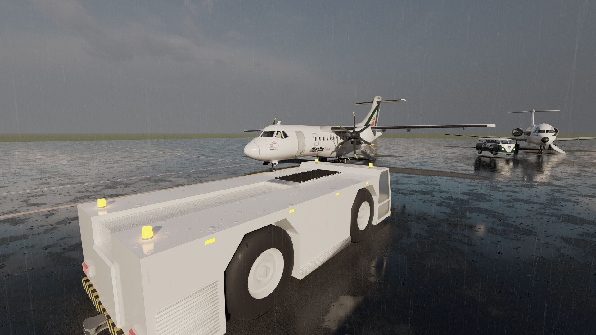 ATR42 ATR72 and FOKKER F70 3D model_13