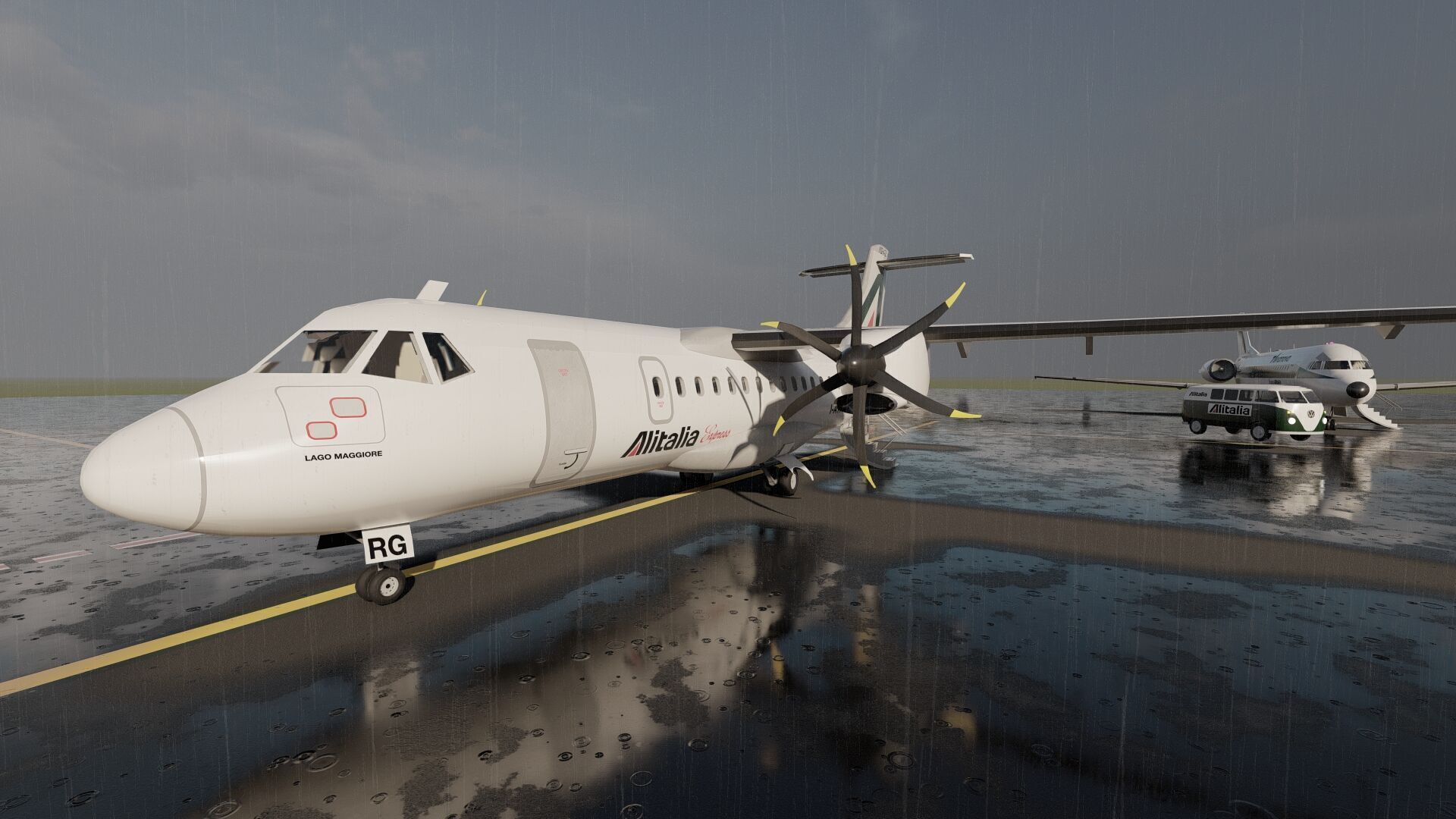 ATR42 ATR72 and FOKKER F70 3D model_14