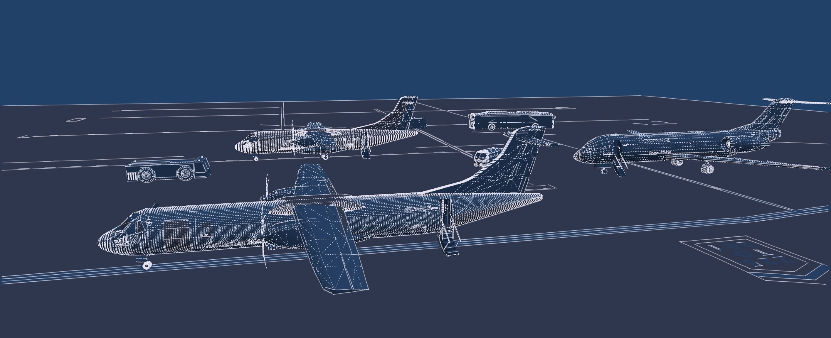 ATR42 ATR72 and FOKKER F70 3D model_39