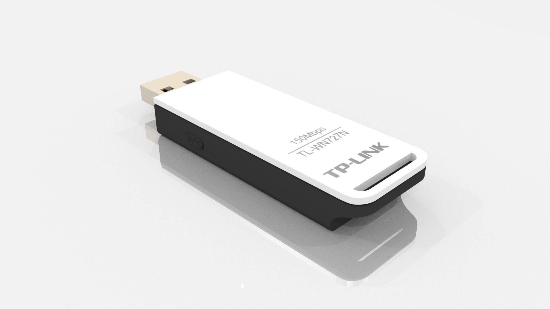 Wireless USB Adapter 3D model_5