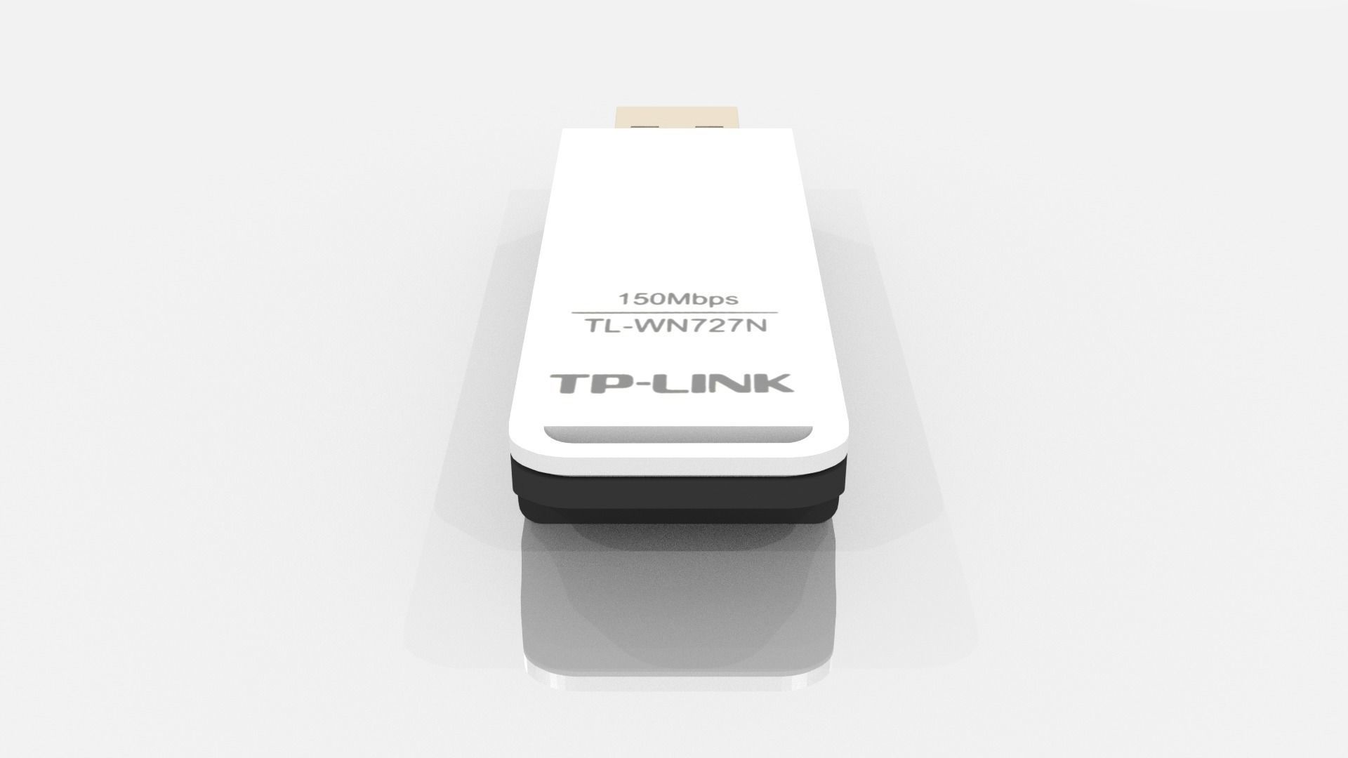 Wireless USB Adapter 3D model_1