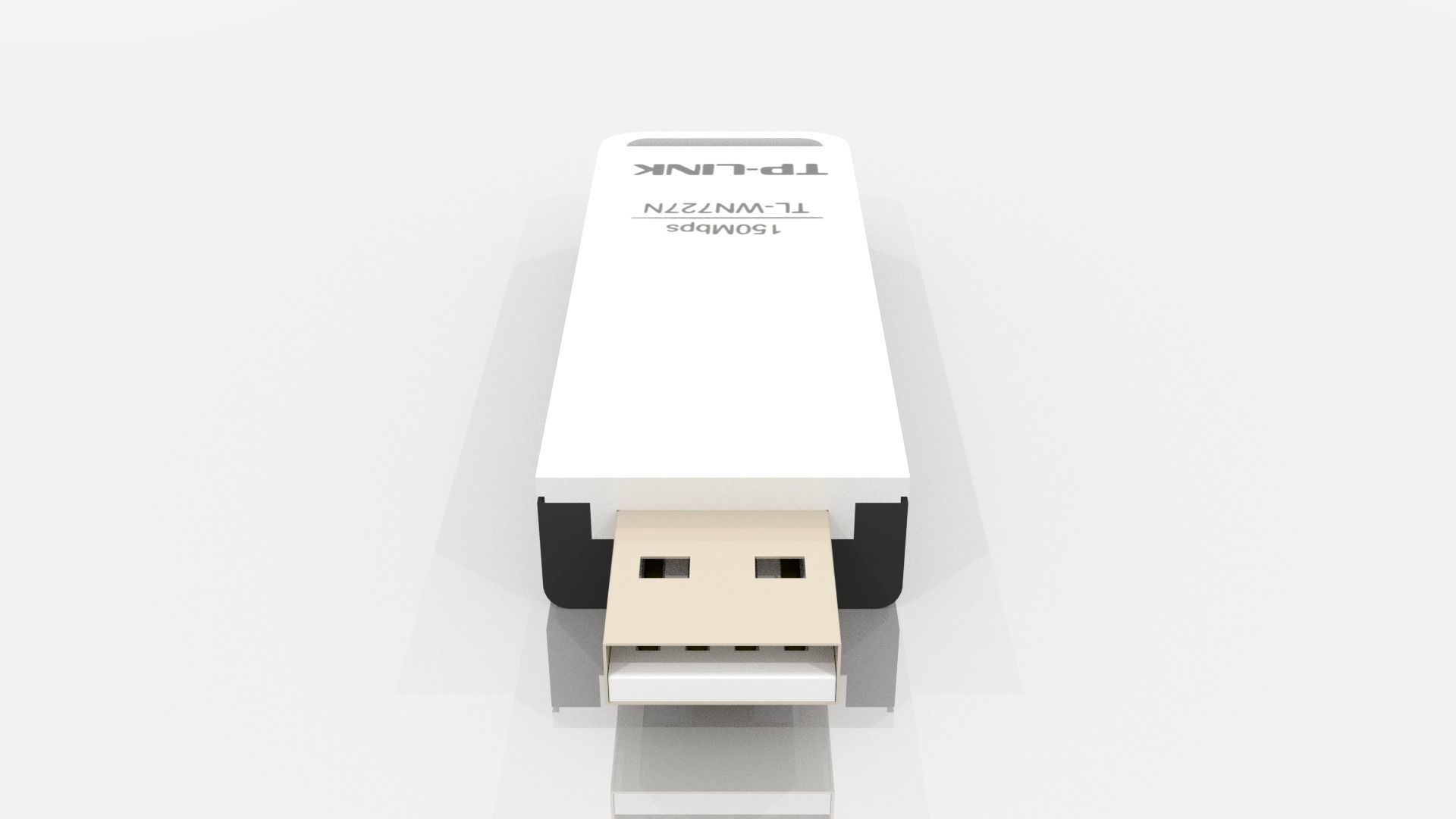 Wireless USB Adapter 3D model_2