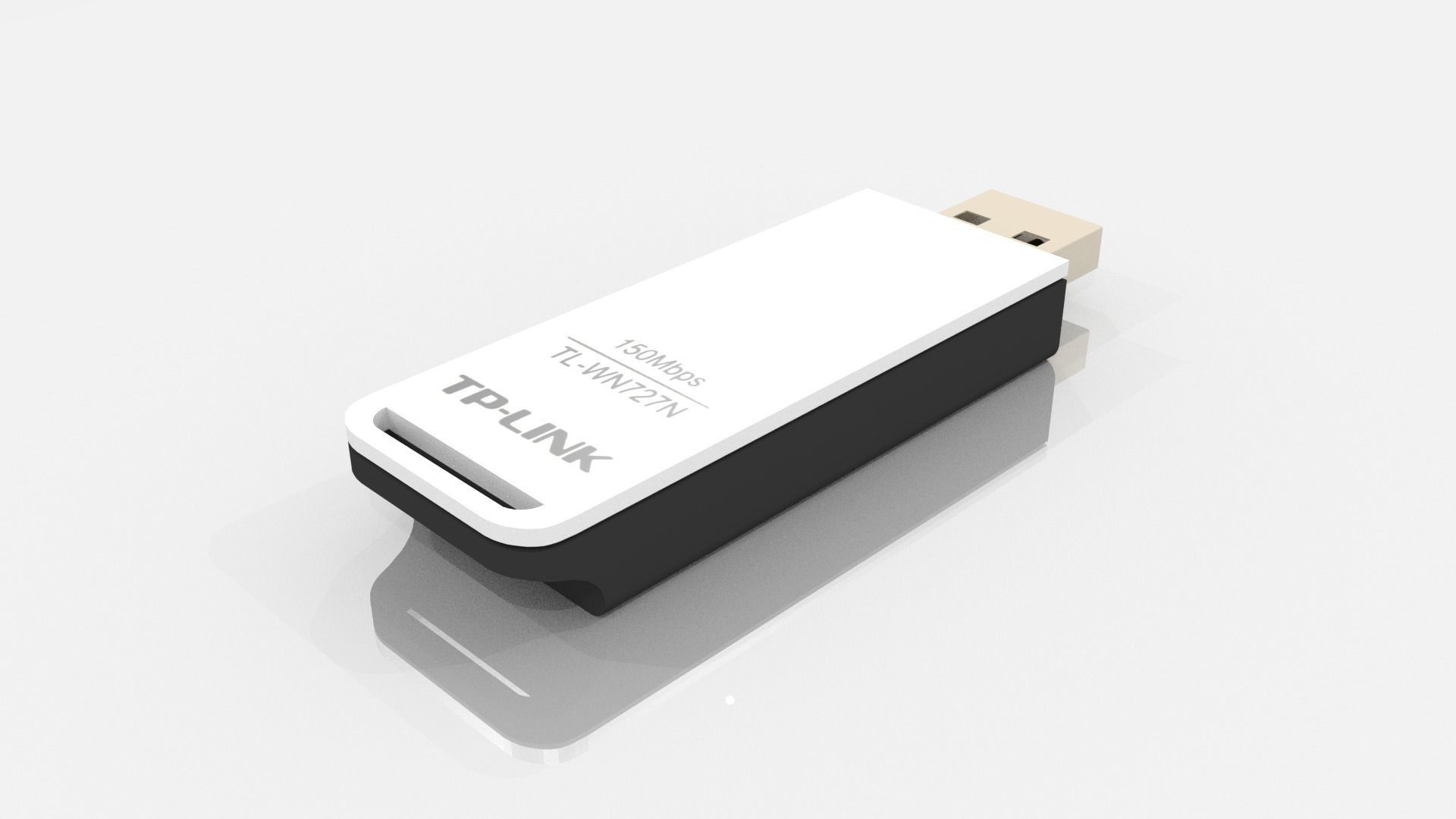 Wireless USB Adapter 3D model_7