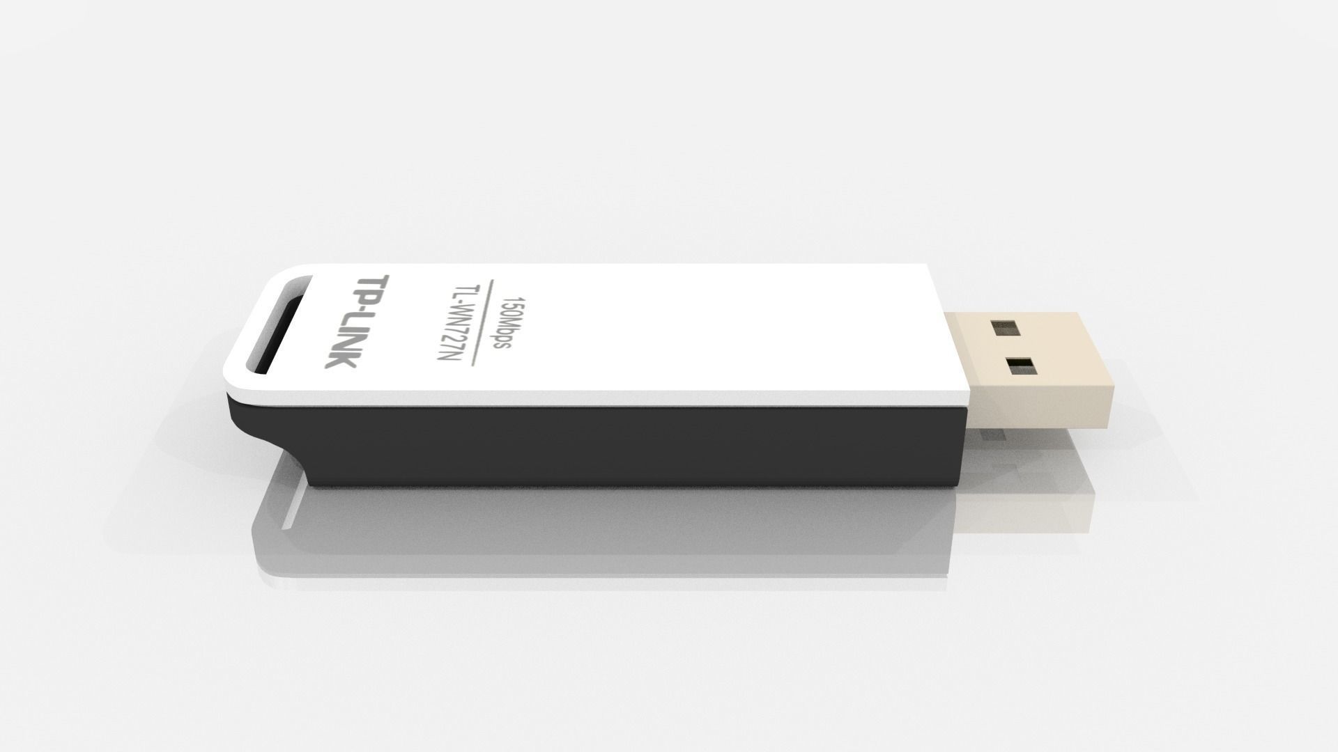 Wireless USB Adapter 3D model_3